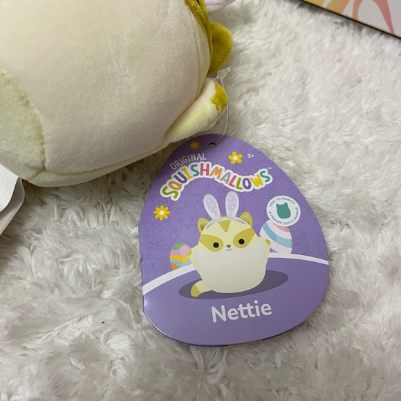 Squishmallows 5" Easter 2023 Nettie the Sugar Glider with Bunny Ears - Picture 4 of 5